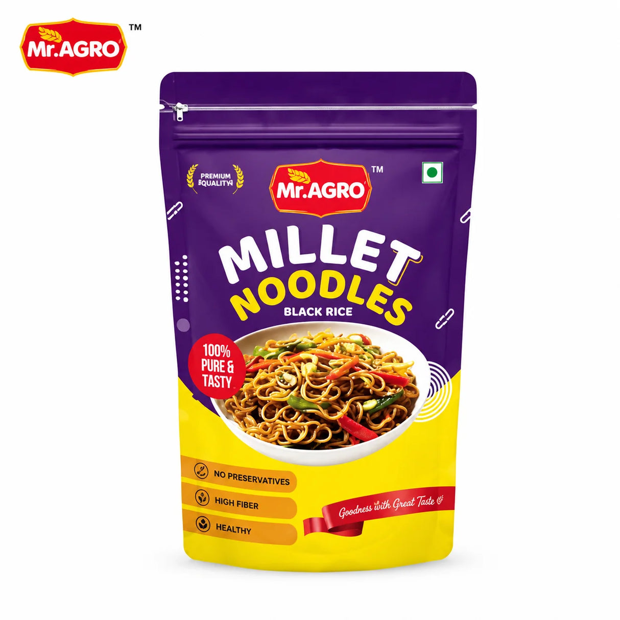 Black Rice Noodles 175Gm - Mr.Agro (buy 1 get 1)
