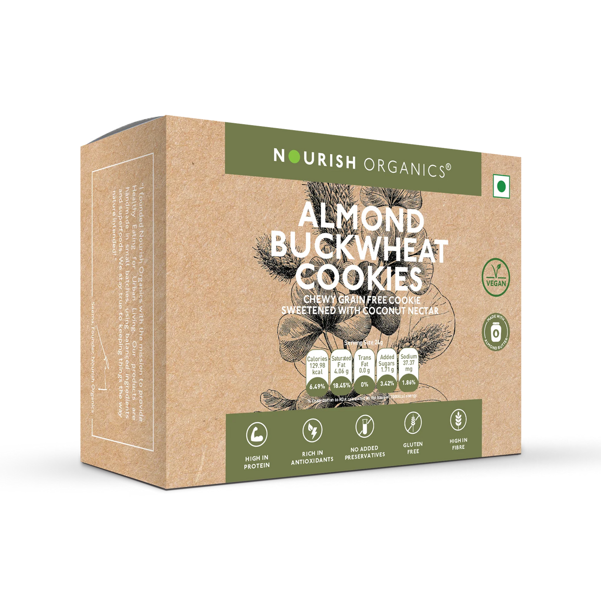 Almond Buckwheat Cookies