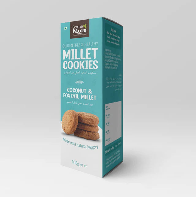 Coconut & Foxtail Millet  Cookies - Some More