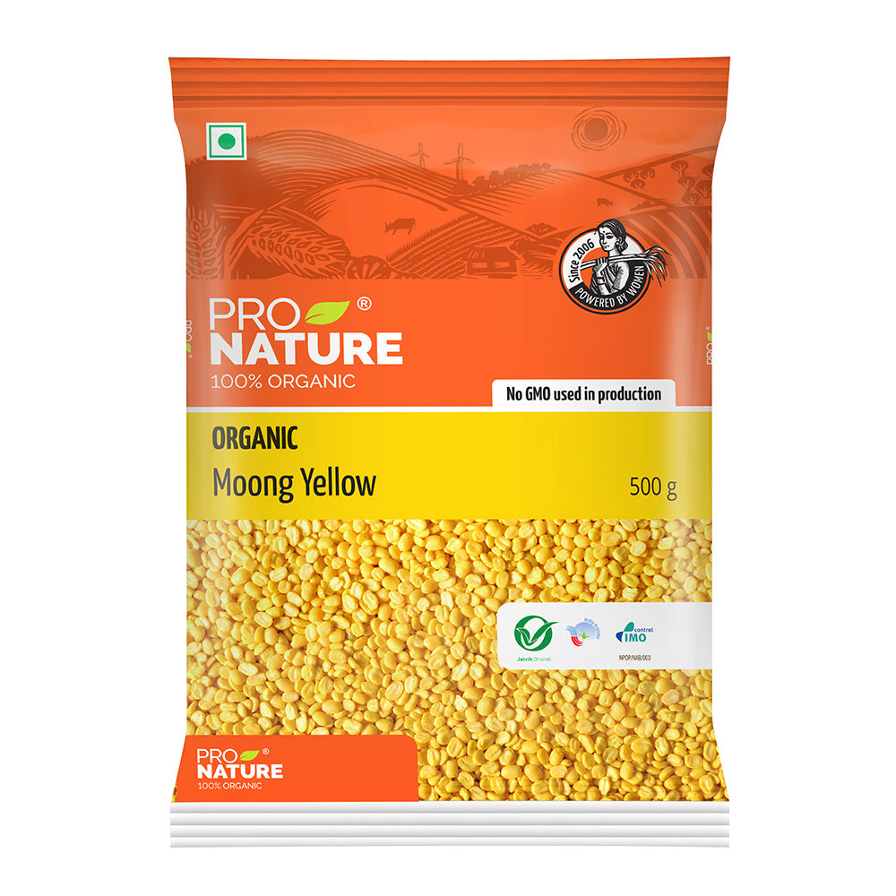 Organic Moong Dal - Yellow Pro Nature