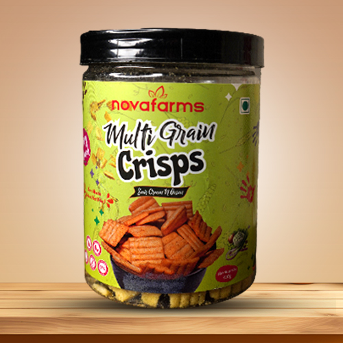 Multigrain Crisps- Sour Cream N Onion - NovaFarms