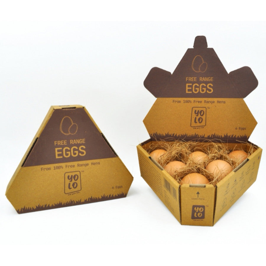 Brown Eggs Free Range - Yolo