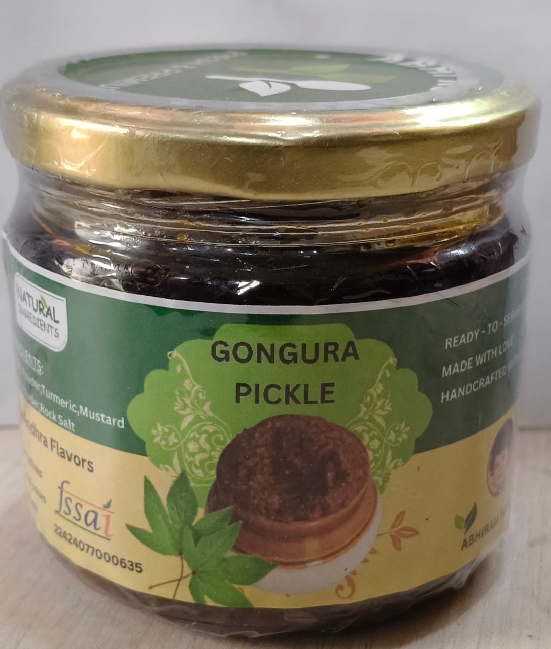 Andhra Style Gongura Pickle - Abhiruchulu
