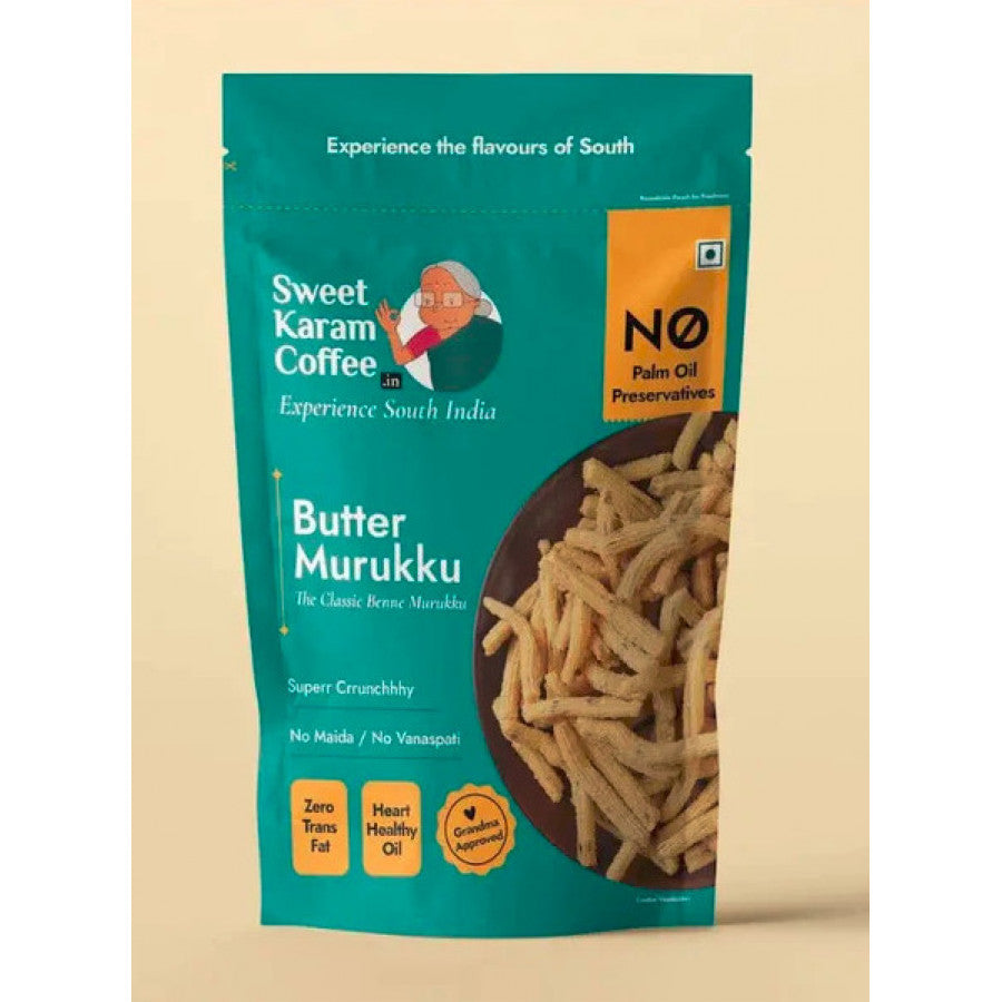 Butter Murukku - Sweet Karam Coffee