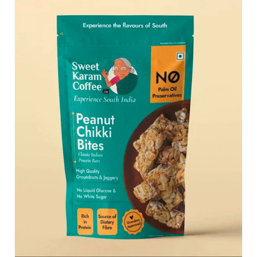 PEANUT CHIKKI BITS - Sweet Karam Coffee