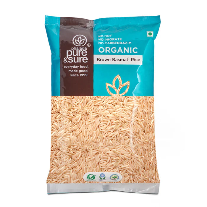 Organic Basmati Rice - Brown - Pure & Sure
