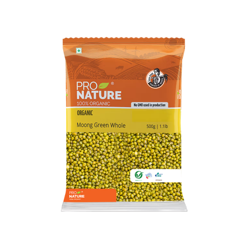 Organic Moong Green Whole -Pro Nature