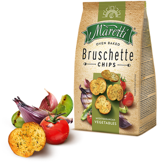 Bruschette Mediterranean Vegetables -Maretti-70gm