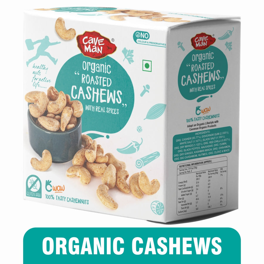 Organic Roasted Cashews - வறுக்கப்பட்ட முந்திரி