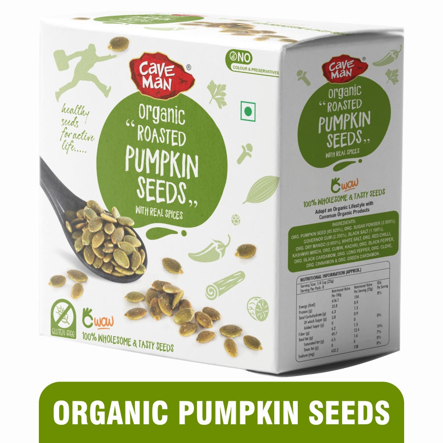 Organic Roasted Pumpkin Seeds - வறுக்கப்பட்ட பூசணி விதை