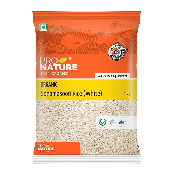 Organic Sonamasoori Rice - Pro Nature
