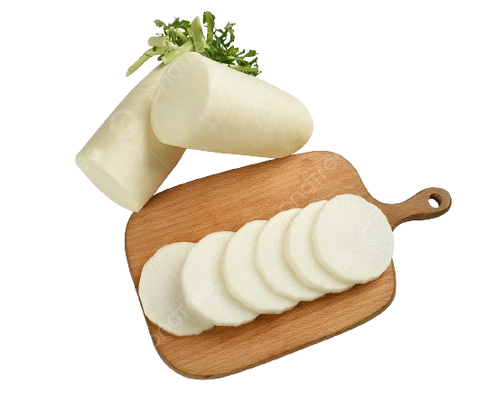 Sambar Vegetables Cut - Organic Radish White