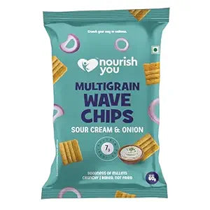 Multigrain Wave Chips - Sour Cream & Onion - Nourish You