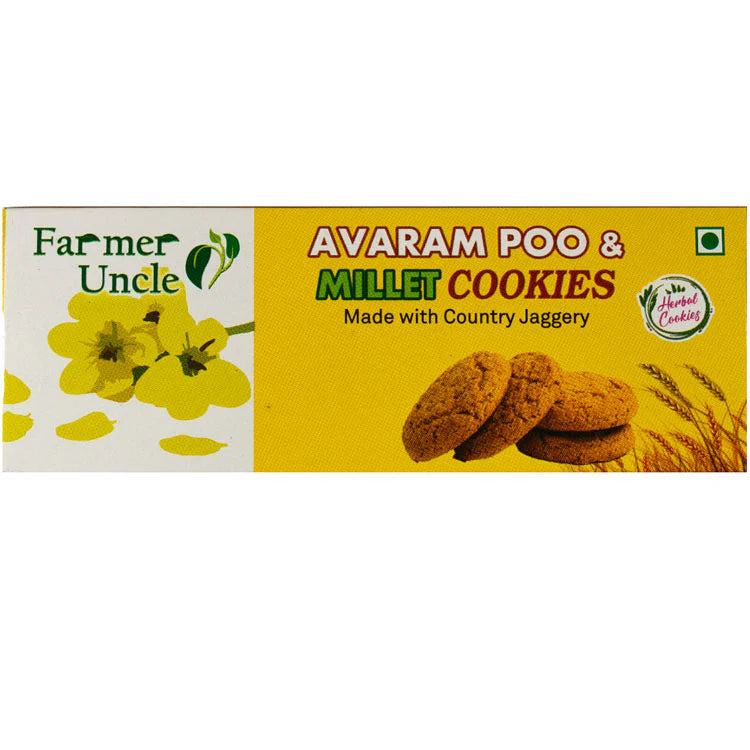 Avaram Poo & Millet Cookies-FarmerUncle
