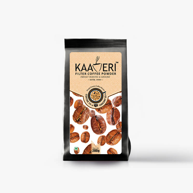 Filter Coffee Powder – Coffee 75%Chicory25% Kaaveri