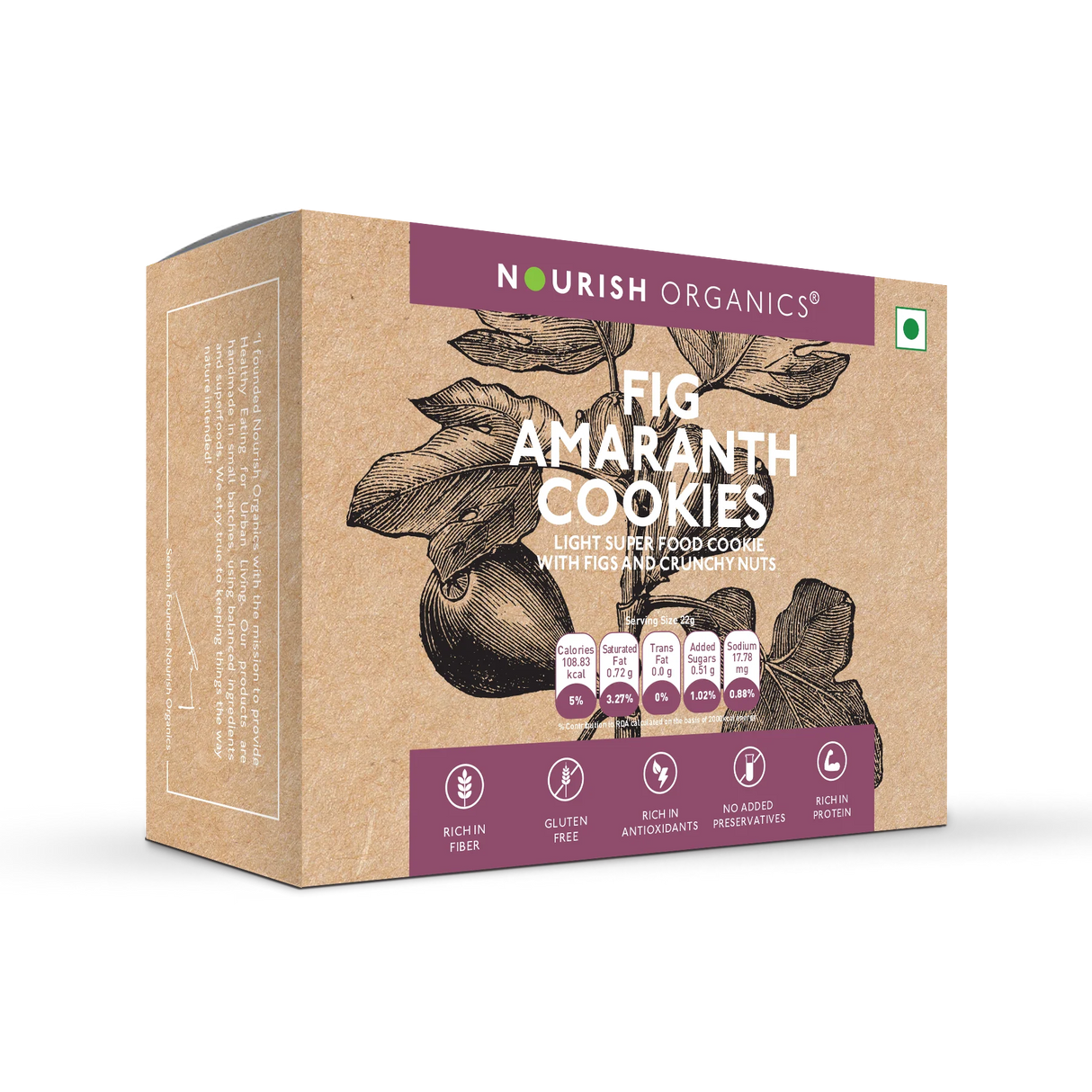Fig Amaranth Cookies