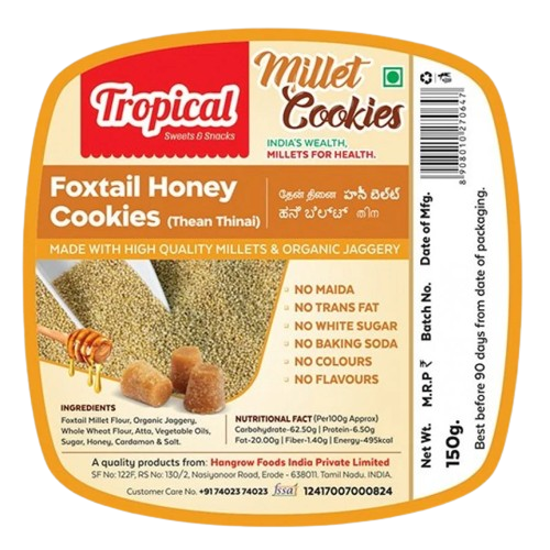 Foxtail Honey Cookies - Thinai - Tropical