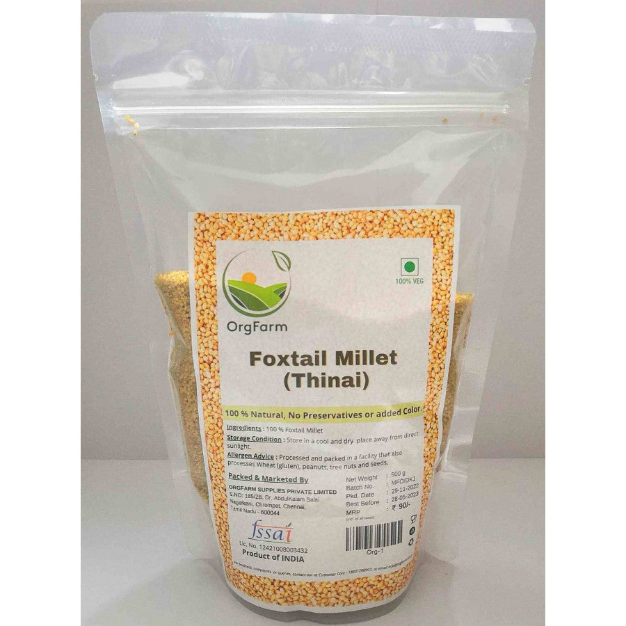 Foxtail Millet Java Foxtail Millet - தினை – OrgFarm