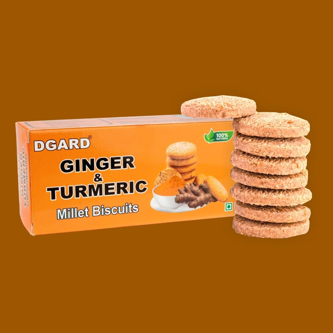 Ginger & Turmeric Millet Cookies - DGARD