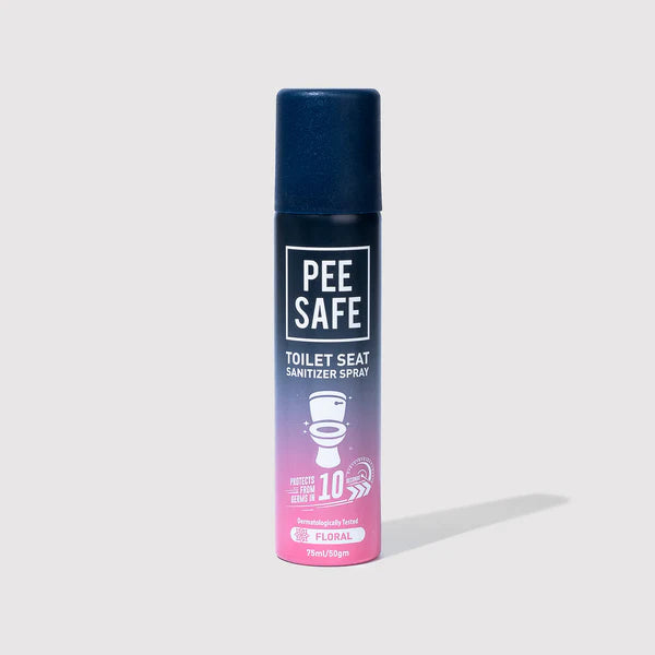 Toilet Seat Sanitizer Spray (Floral) - PeeSafe