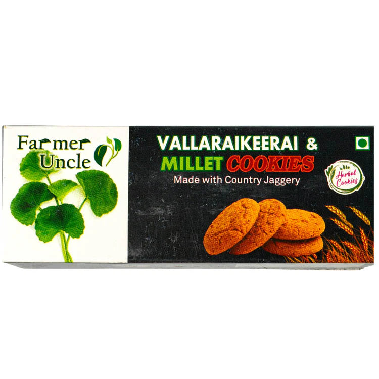 Vallaraikeerai &Millet Cookies- FarmerUncle