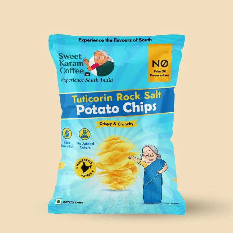 Tuticorin Rock Salt Potato Chips-SKC