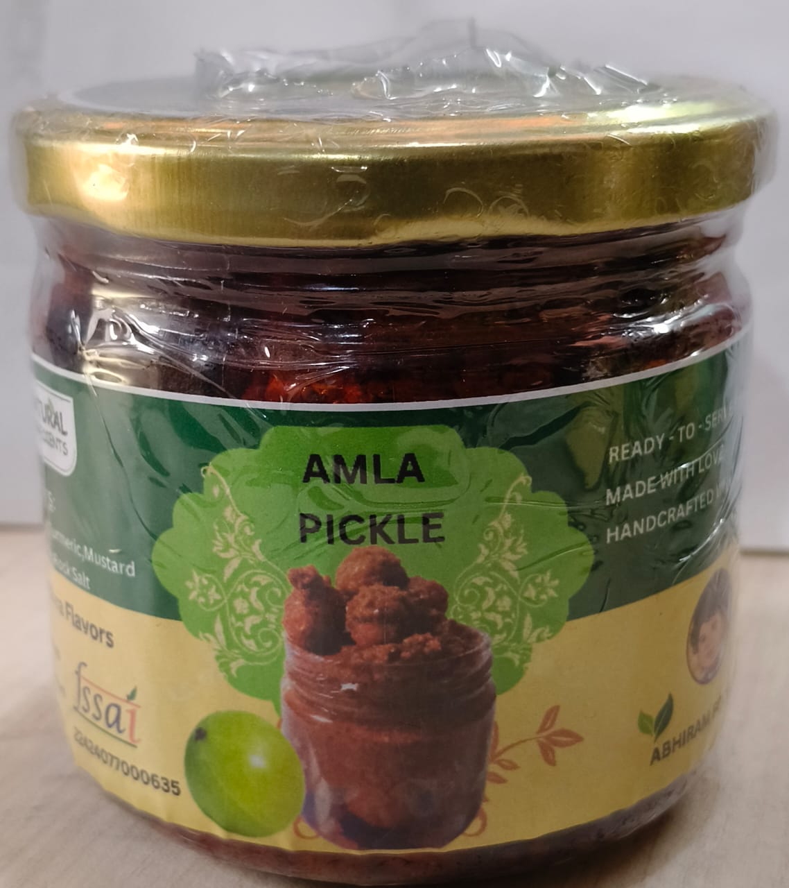 Andhra Style Amla Pickle - Abhiruchulu