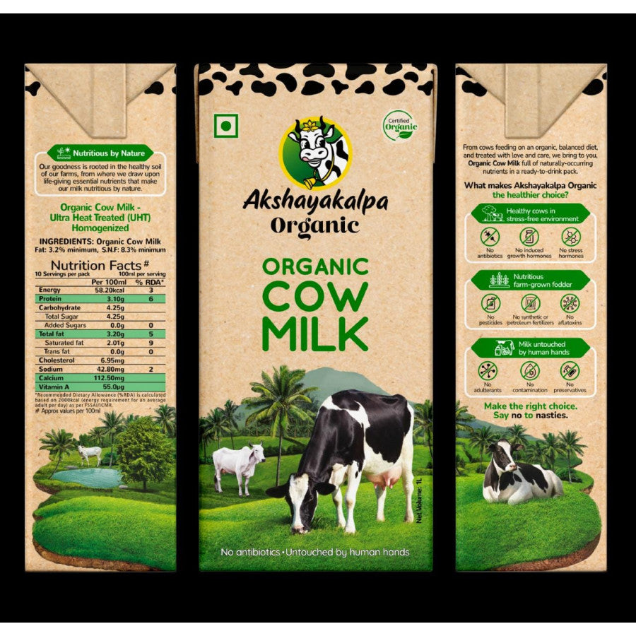 ORGANIC COW MILK - Akshayakalpa