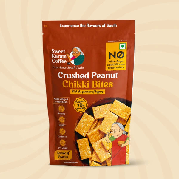Crushed Peanut Chikki Bites - SKC