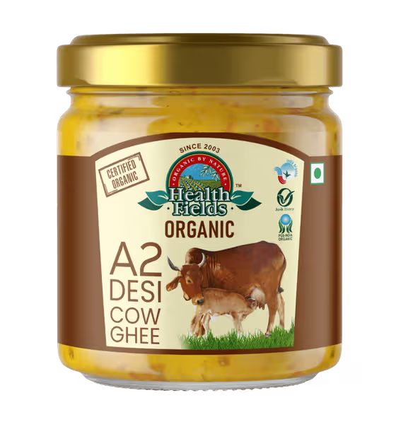 Organic A2 Desi Cow Ghee- HealthFields