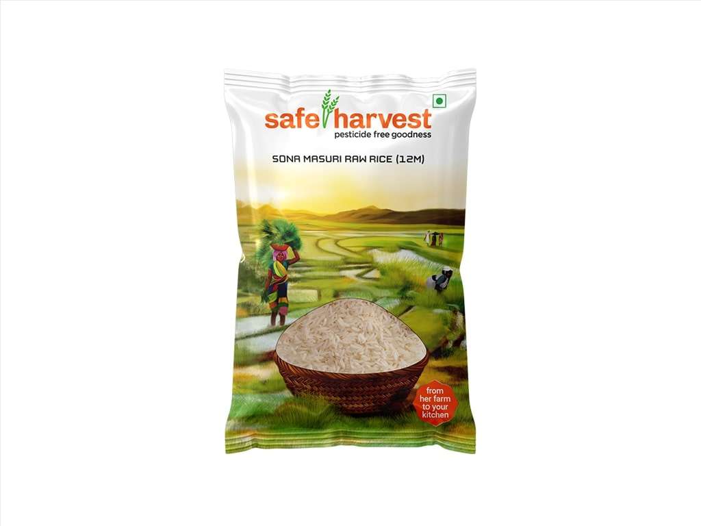 Sona Masuri Raw Rice 12 Month Old- Safe Harvest