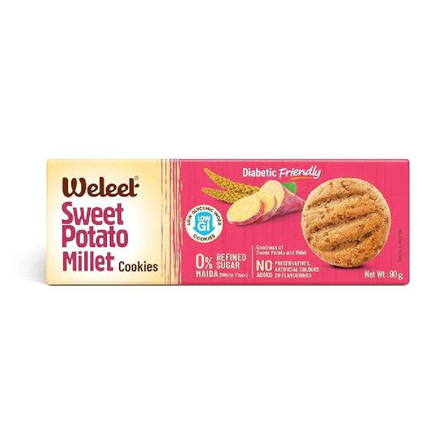 Sweet Potato Millet Cookies  -Weleet-90gm